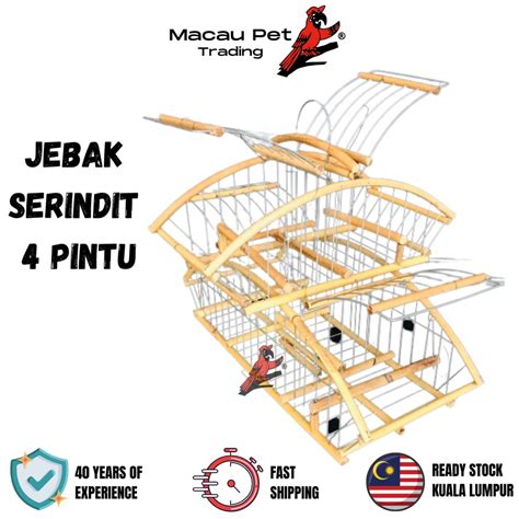 Mpt Handmade Jebak Serindit 4 In 1 Jebak Burung Serindit 4 In 1 Sangkar