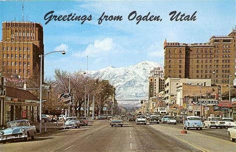 Ogden Utah In The Early 1960s Utah Postcards And Signs Pinterest