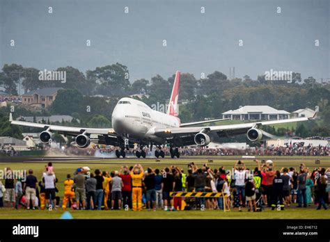 Sydney Australia 8th March 2015 Qantas Retired Its First Boeing 747