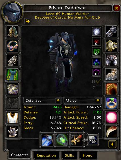 Install Characterstatsclassic Character Stats Classic World Of Warcraft Addons Curseforge