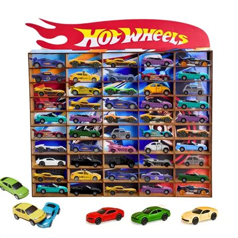 Porta Carrinhos Em Mdf Adesivado Hot Wheels Carrinhos Mercadolivre