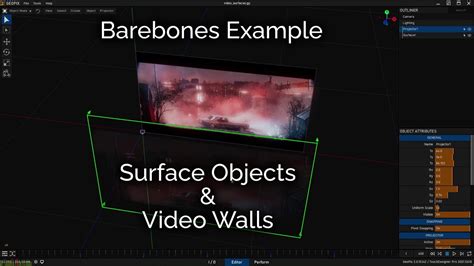 Geopix Barebones Example Surface Objects Video Walls Youtube