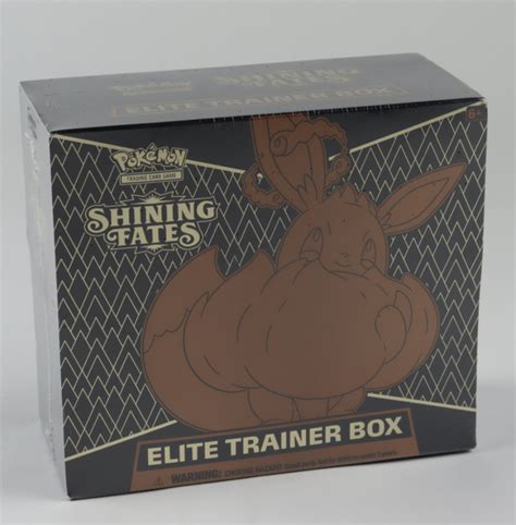 Eevee Pokemon Shining Fates Elite Trainer Box With 10 Booster Packs