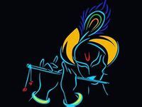 7 Krishna logo ideas | krishna, krishna painting, radha krishna art