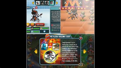 Monster Legends How To Breed Legendary Monster Metalisha In Metalisha