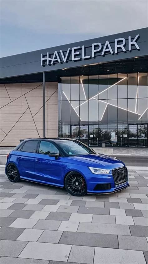 Audi S1 Blau ETA BETA Venti R Schwarz 18 Zoll