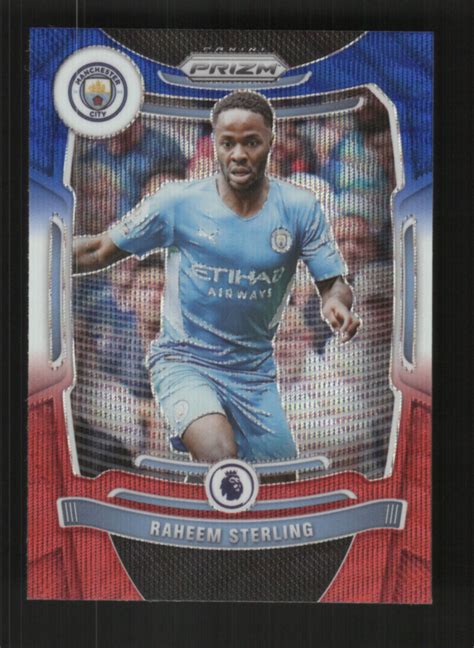 Panini Prizm Raheem Sterling Red White Blue Soccer Card Ebay