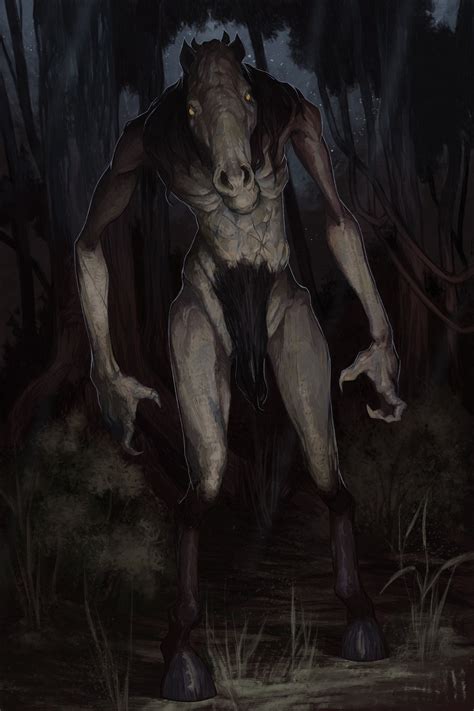 tikbalang  filipino mythological rillustration