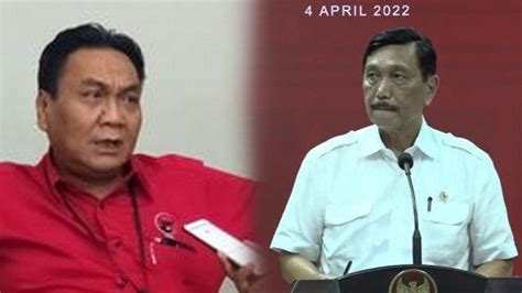 Menteri Luhut Disemprot Pdip Terlalu Ikut Campur Pemilu 2024 Dan