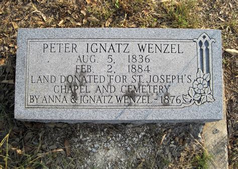 Peter Ignatz Wenzel Find A Grave Memorial