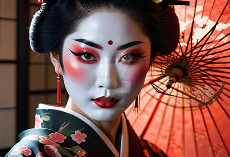 Geisha By Nicolasrain On Deviantart