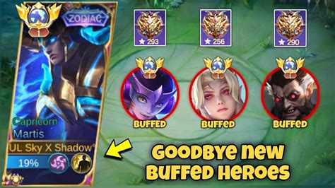 HOW TO COUNTER NEW BUFFED HEROES USING MARTIS EXP LANE TOP GLOBAL