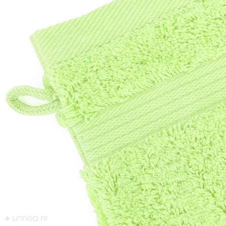 Lot De Gants De Toilette X Cm Luxor Vert Pomme Linnea Linge De