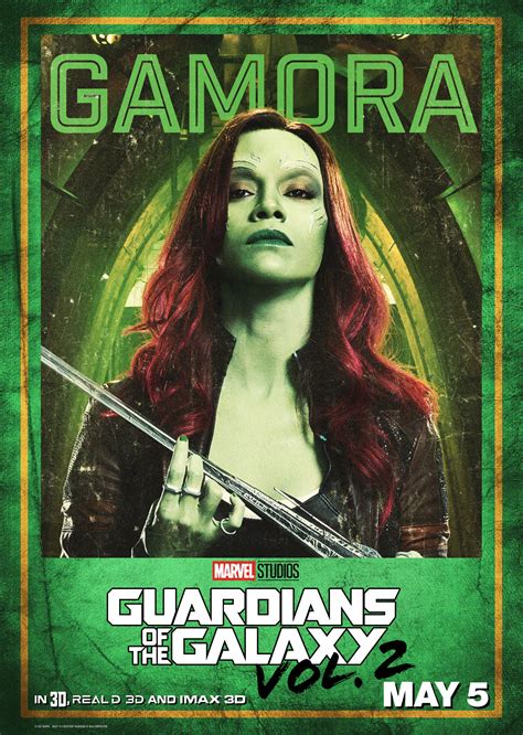 Guardians of the Galaxy Vol. 2 Gamora poster - blackfilm.com/read ...