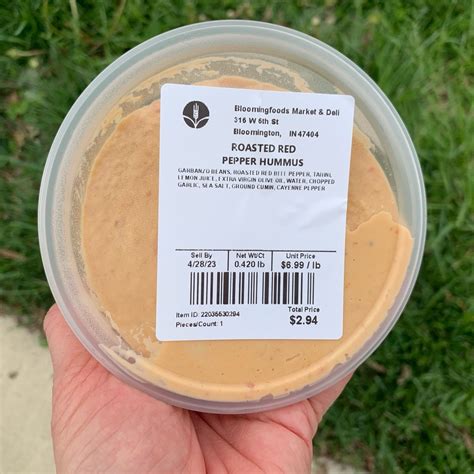 Bloomingfoods Market Deli Roasted Red Pepper Hummus Reviews Abillion