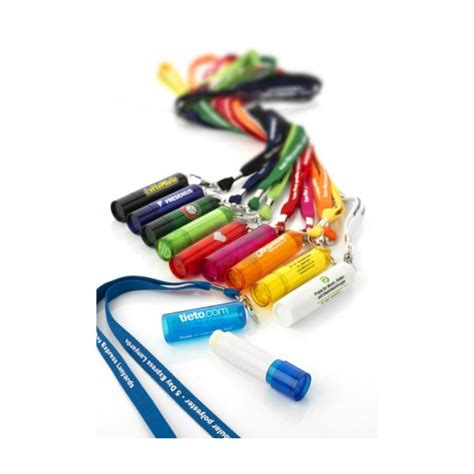 Promotional Spf Lip Balm Lanyard Personalised By Mojo Promotions