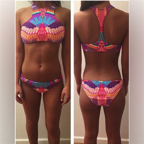 Mara Hoffman Swim Mara Hoffman Rainbow Bird Bikini Poshmark