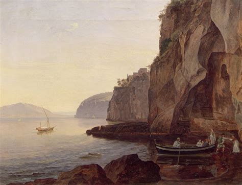 Cocumella Near Sorrento By Carl Wilhelm Goetzloff