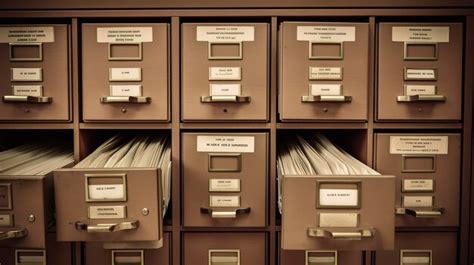 Premium Photo A Photo Of A Neat And Organized File Cabinet