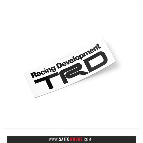 TRD Toyota Racing Development Japan Sticker SaitoWorks