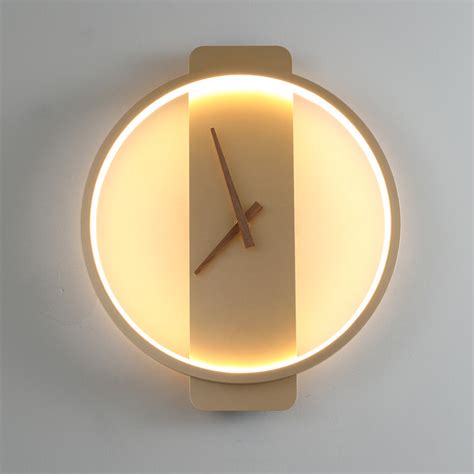 LED wall clock-wall lamp-modern wall lamp – N-Lighten