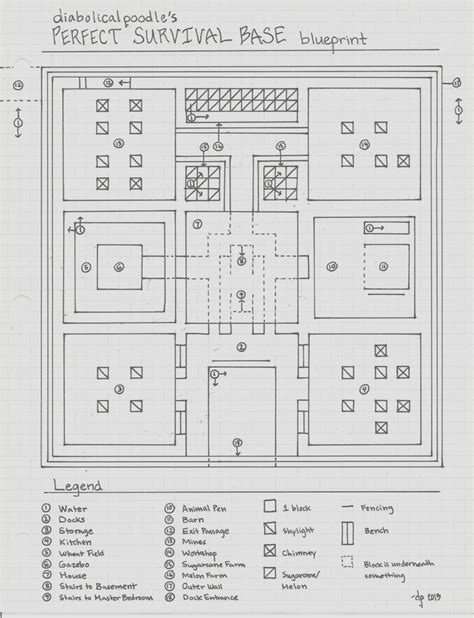 Minecraft Base Blueprints