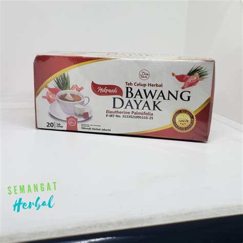 Jual Teh Celup Bawang Dayak Hikmah Isi 20 Teh Celup Shopee Indonesia