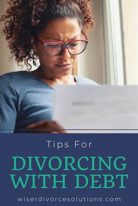 Tips For Divorcing With Debt