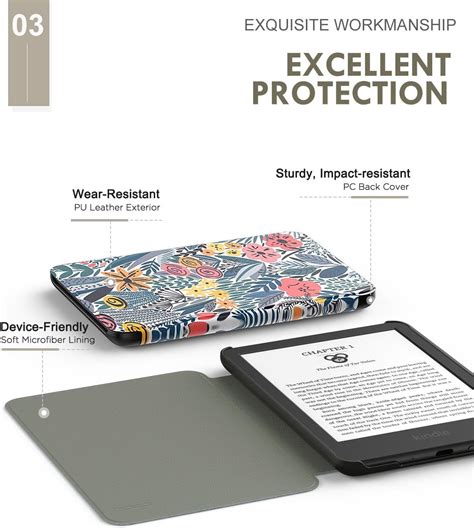 Moko Tui Compatible Avec Tout Nouveau Kindle E G N Ration Version