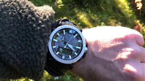 One Minute With The Casio Pro Trek PRG 650 Safari On The Wrist YouTube