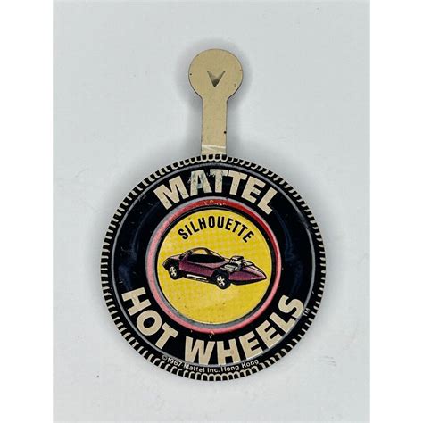 Original Hot Wheels Redline Era Silhoutte Collectors Button Etsy