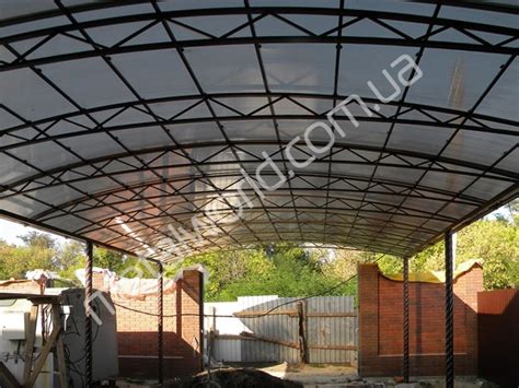 ᐅ Навесы для авто фото, автонавесы фото — «Metalworld»