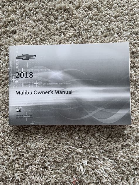 Chevrolet Malibu Owners Manual Ebay