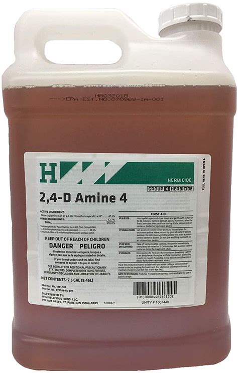 24 D Amine 4 Herbicide 25 Gallon