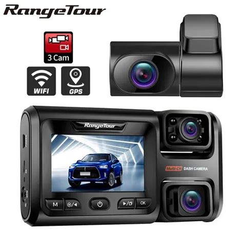 4k 2160p Wifi Gps Logger Dual Lens Car Dvr Novatek 96663 Chip Sony ...