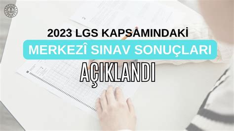 Lgs Merkez S Nav Yerle Tirme Sonu Lar A Kland