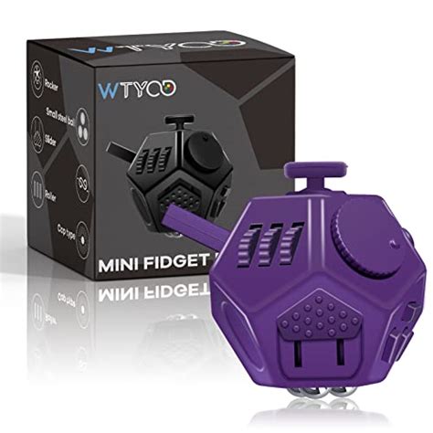 Wtycd Mini Fidget Cube Toys Cool Fidget Dodecagon Toy Sided Fidget