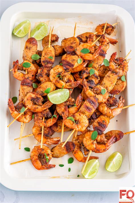 Shrimp And Sausage Skewers Easy Shrimp Appetizer Recipe Flavor Quotient