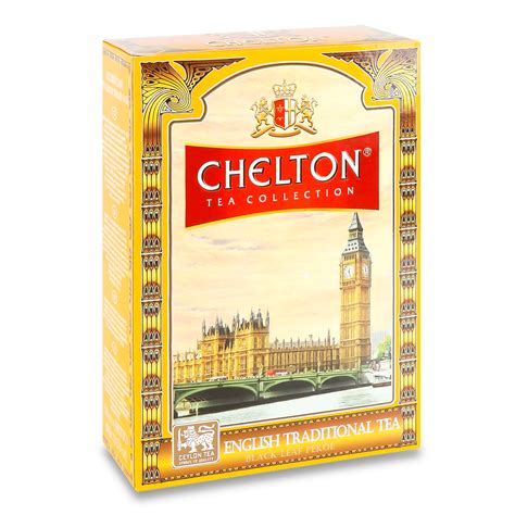 Чай чорний Chelton English Traditional крупнолистовий 100г – онлайн ...