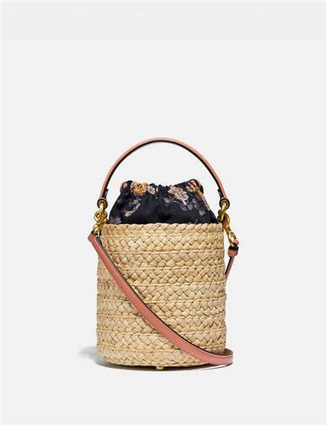 Drawstring Bucket Bag Coach