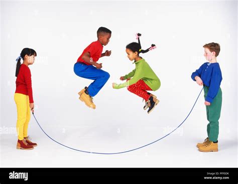 Rope Skipping Children Hi Res Stock Photography And Images Alamy