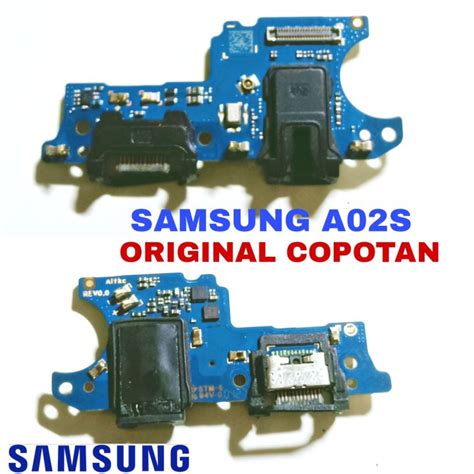 Papan Cas Konektor Charger Board Ui Samsung A02s Original Copotan