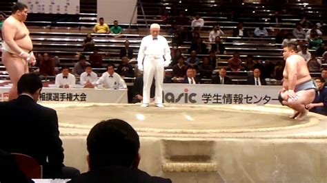 【個人決勝】第92回全国学生相撲選手権大会2014 Youtube