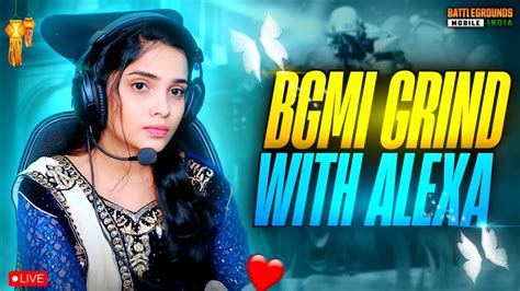 Bgmi Grind With Alexa 💖 Bgmi Live Stream Alexa Gamingtelugu