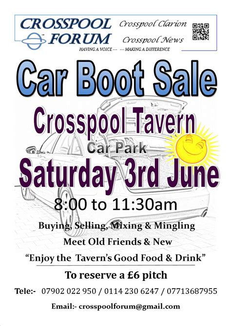 Car Boot Sale Rd June Crosspool News Crosspool Info