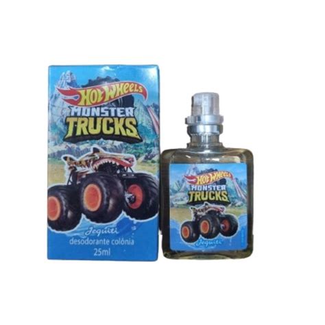 Colônia Hot Wheels Monster Trucks 25ml Embalagem Nova Jequiti Shopee Brasil