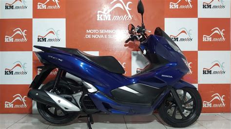 Honda Pcx Azul Km Motos Sua Loja De Motos Seminovas