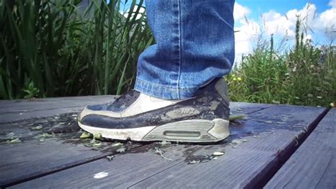 Well Worn Nike Air Max 90 Food Stomp Trample Courgette Zucchini