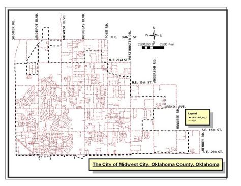 Midwest City Map - Midwest City Oklahoma • mappery