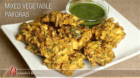 Mixed Vegetable Pakoras Vegetable Pakora Spicy Indian Fritters